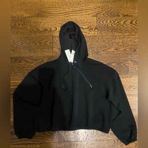 Spanx air essentials cinched black hoodie- nwt
